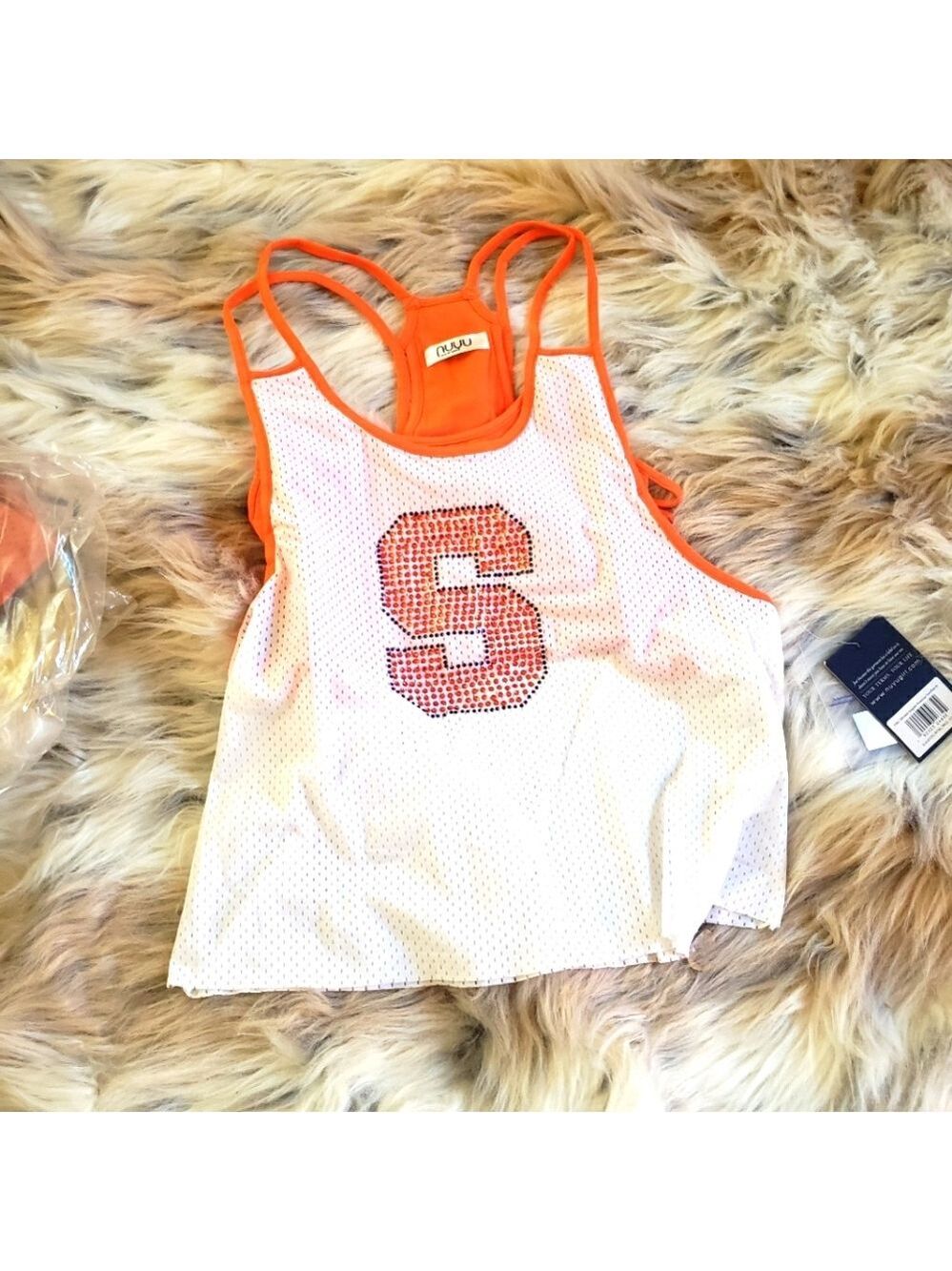 Syracuse Mesh Tank Rhinestone